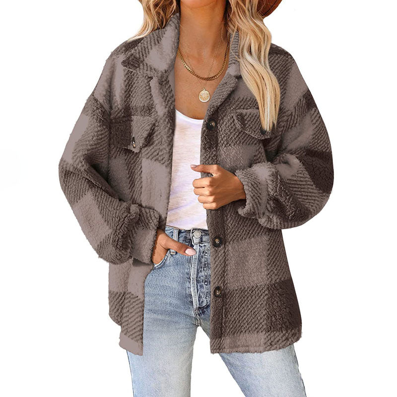 EB | Warmer Karierter Mantel