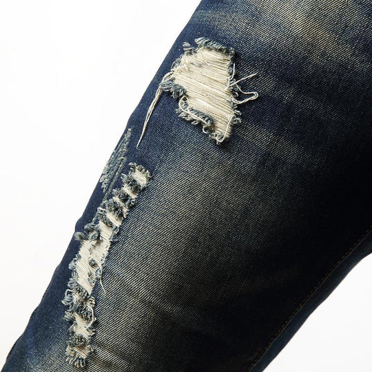 Herren Skinny Fit Jeans im Destroyed-Look EB