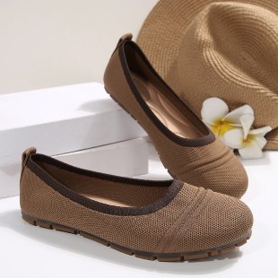 Damen Atmungsaktive und modische Slip-On Ballerinas EB