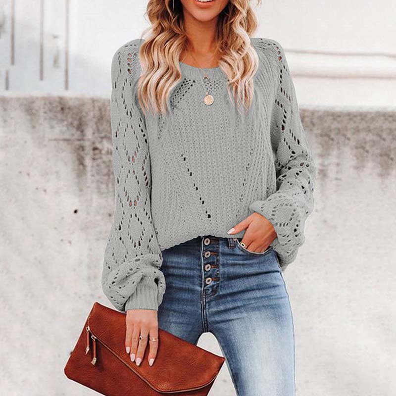 EB | Hohlstrickpullover Mit Elegantem Design