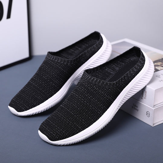 Damen Atmungsaktive Slip-On Sneakers mit flexiblem Obermaterial EB