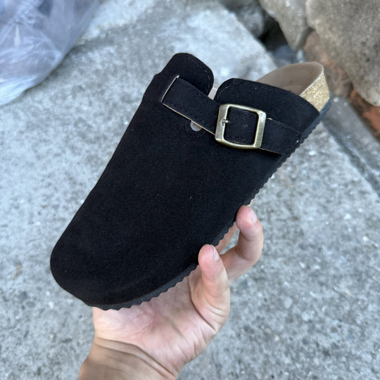 Damen Bequeme Clogs mit verstellbarem Riemen und ergonomischer Sohle EB
