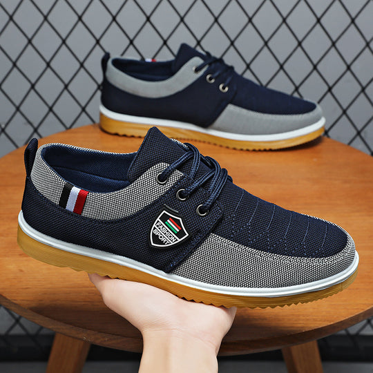 Herren Sportliche Freizeit Sneakers mit atmungsaktivem Obermaterial EB