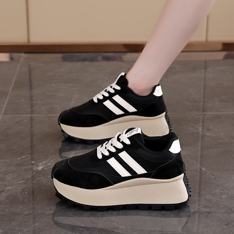 Damen Plateausneaker mit moderner Designästhetik und hohem Tragekomfort EB