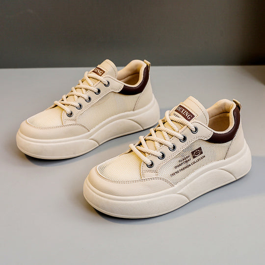 Damen Sportliche Sneakers mit atmungsaktiver Oberflächenstruktur und komfortablem Dämpfungssystem EB