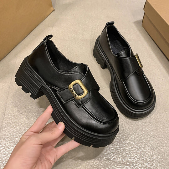 Damen Modische Slipper mit dekorativer Schnalle und rutschfester Sohle EB