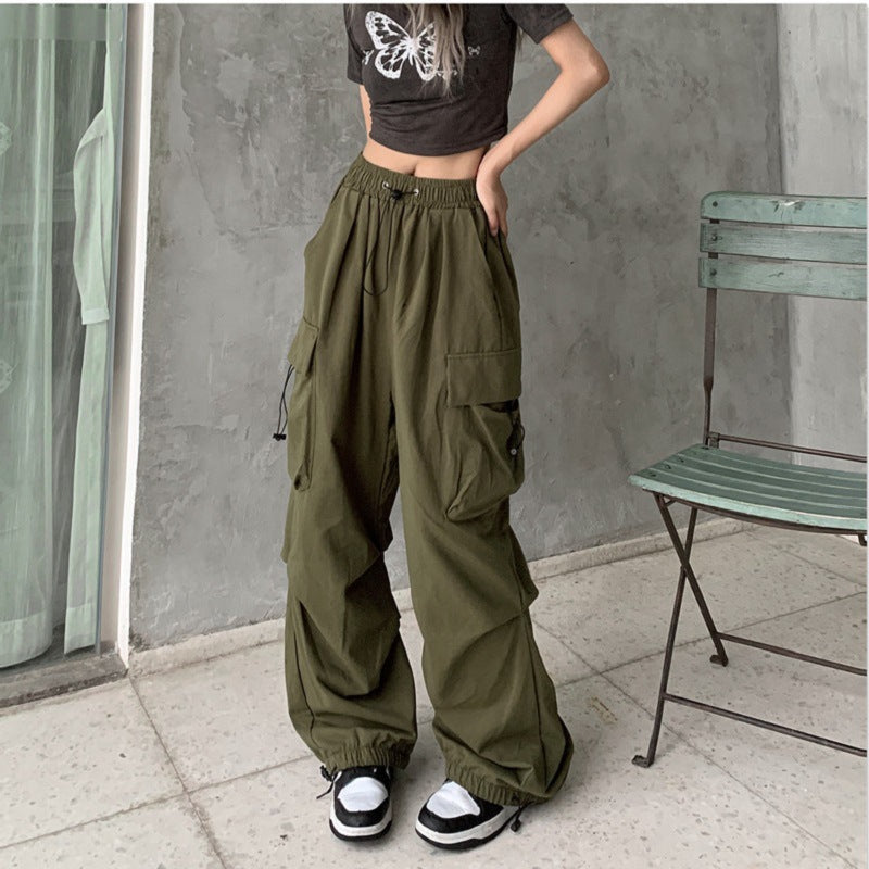 Damen Cargo-Hose mit praktischen Seitentaschen und elastischem Bund EB 1775573717