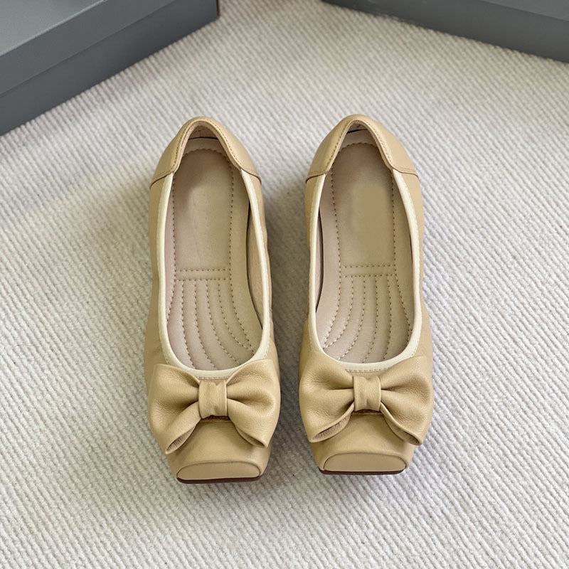 Damen Ballerinas mit elegantem Schleifen-Akzent EB