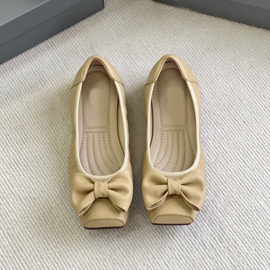 Damen Ballerinas mit elegantem Schleifen-Akzent EB