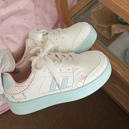 Damen Sneaker mit verspieltem Tiermotiv und atmungsaktivem Obermaterial EB
