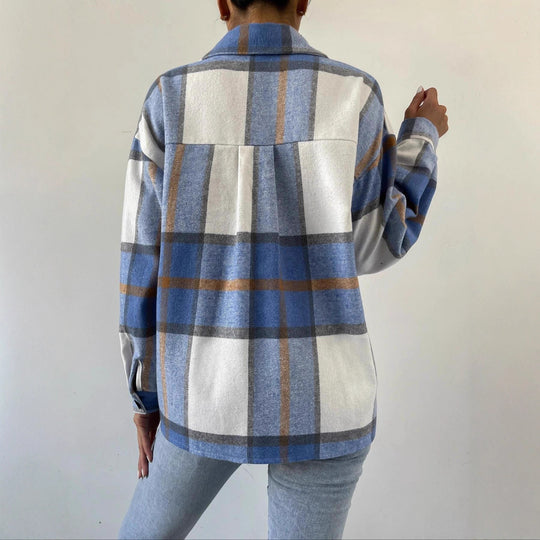 Damen Karierte Holzfällerjacke EB