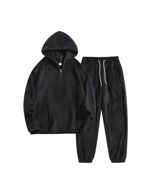 Damen Fleece Schlafanzug EB