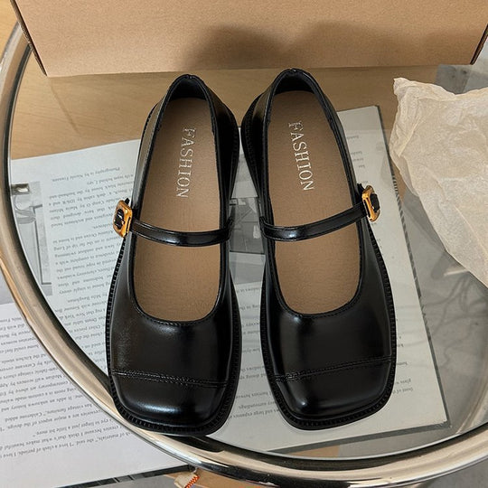 Damen Ballerinas mit elegantem Schnallen-Detail und hochwertiger Verarbeitung EB