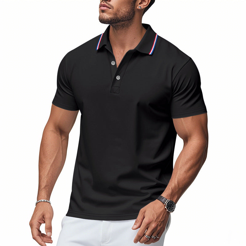 Herren Poloshirt mit modernem Kragen und feuchtigkeitsregulierender Technologie EB