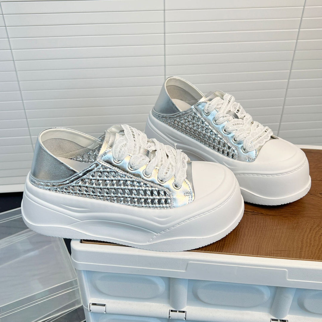 Damen luftige Sneaker mit innovativem Mesh-Design und sportlichem Komfort EB