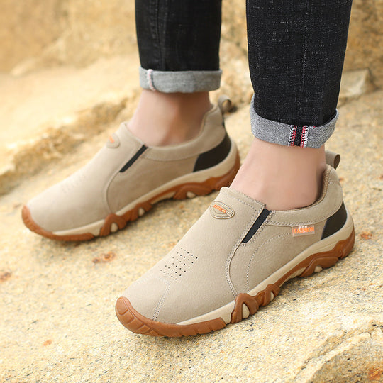 Damen bequeme Slip-On Sneakers mit atmungsaktiver Oberfläche EB