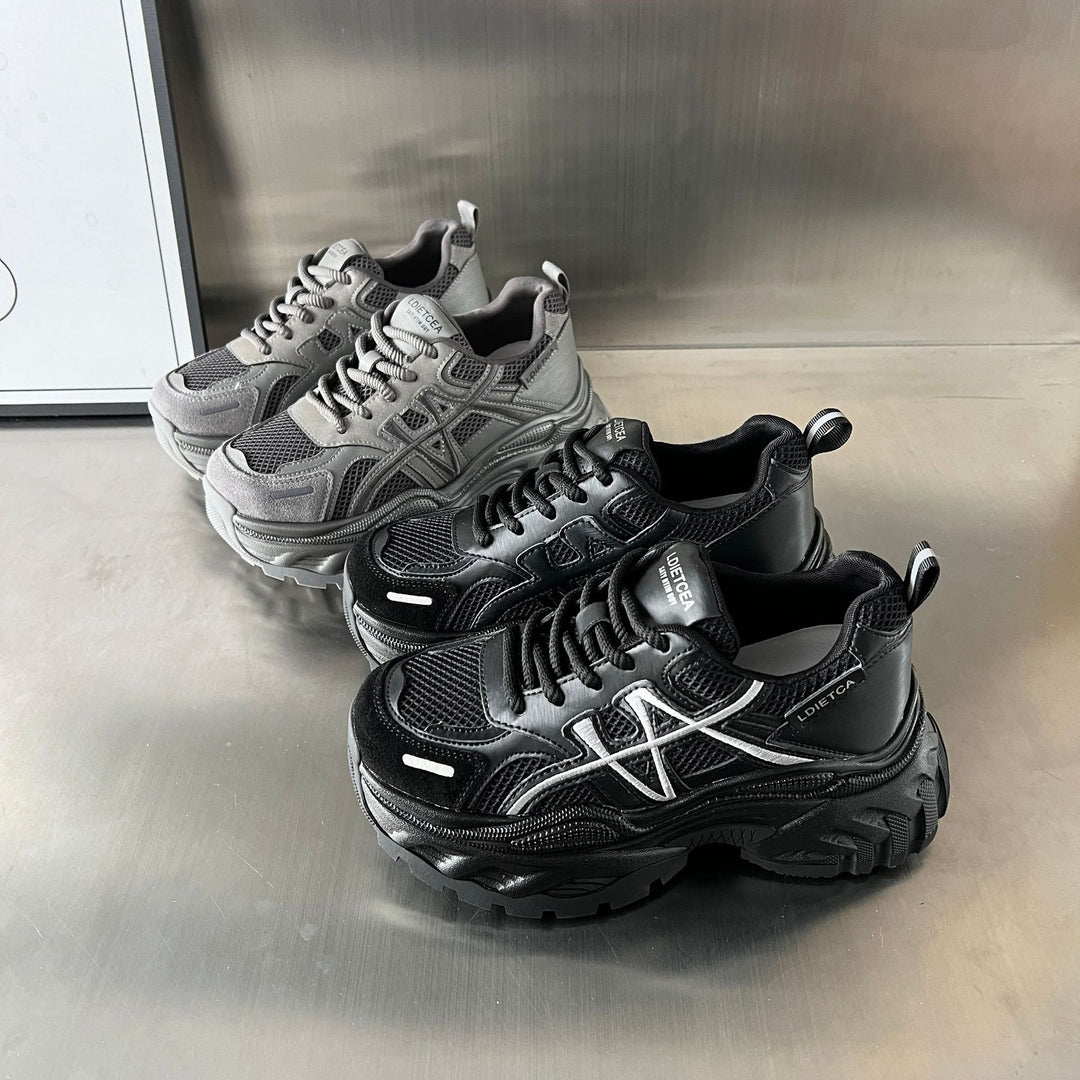 Damen Sportliche Lauf-Schuhe mit verstärkter Sohle und atmungsaktivem Mesh-EB