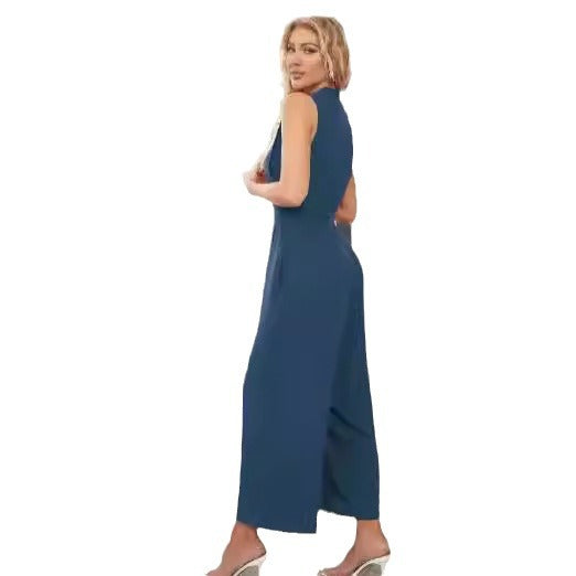 Damen Elegantes Wickelkleid mit nerfiger Detailverarbeitung EB