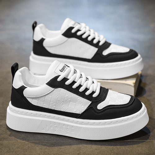 Damen Komfortable Sneakers mit trendigem Design und hoher Profilsohle EB