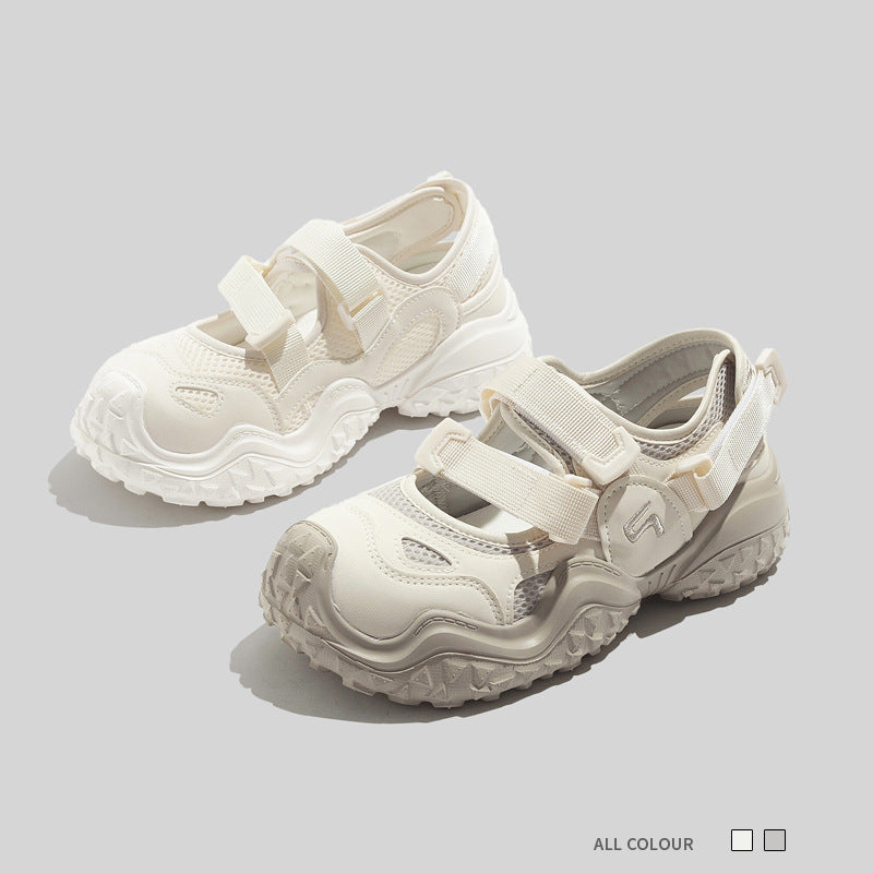 Damen Sportliche Sandalen mit praktischem Klettverschluss und ergonomischer Sohle EB