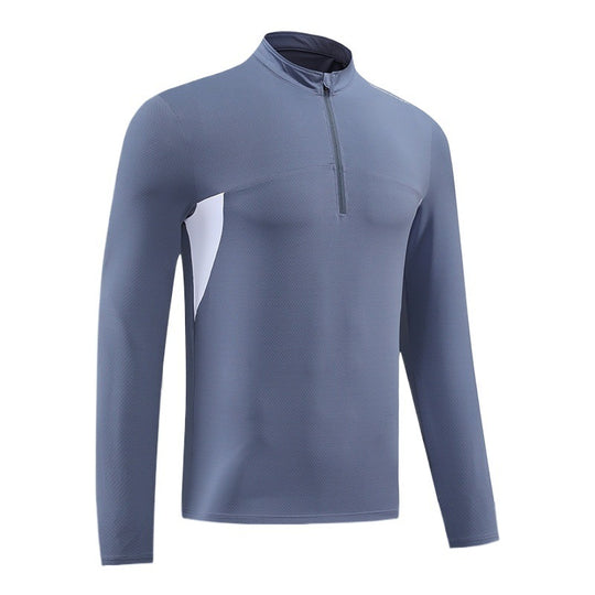 Herren Funktions-Thermoshirt mit Stehkragen und Reißverschluss EB