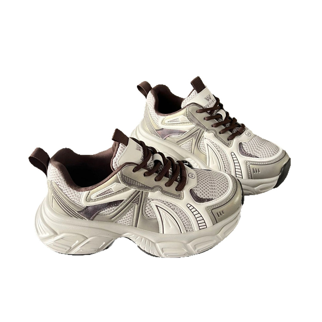 Damen Sportliche Laufschuhe mit atmungsaktiver Mesh-Oberfläche und stabiler Sohle EB