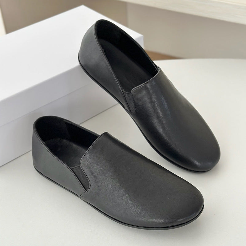 Damen Bequeme und elegante Slipper aus hochwertigem Leder EB