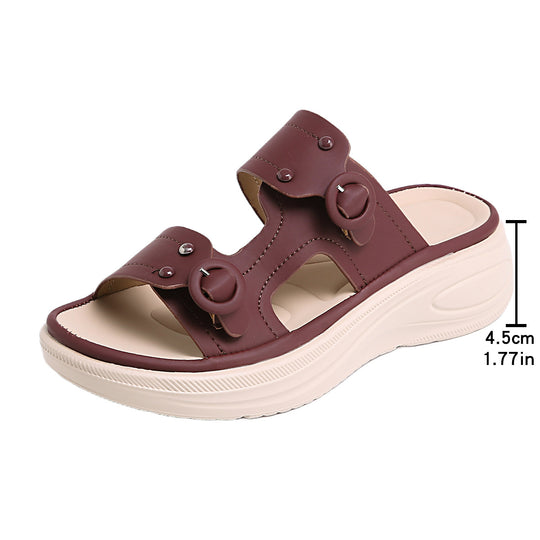Damen bequeme und stylische Sandalen mit verstellbaren Riemen EB