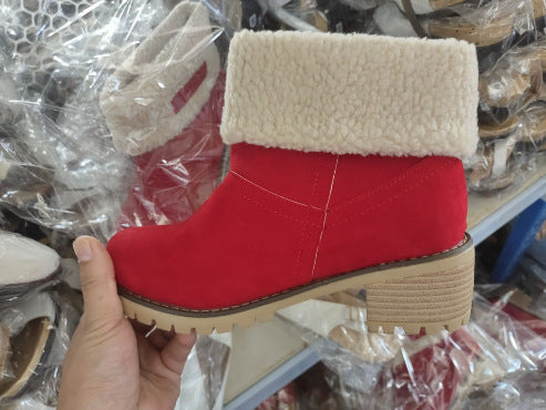 Damen Stiefeletten mit gefüttertem Schaft und rutschfester Sohle EB