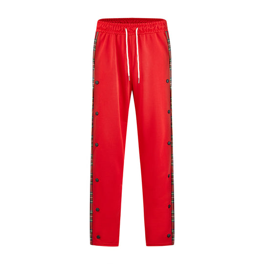 Herren Sportliche Jogginghose mit Druckknopf-Design und elastischem Bund EB