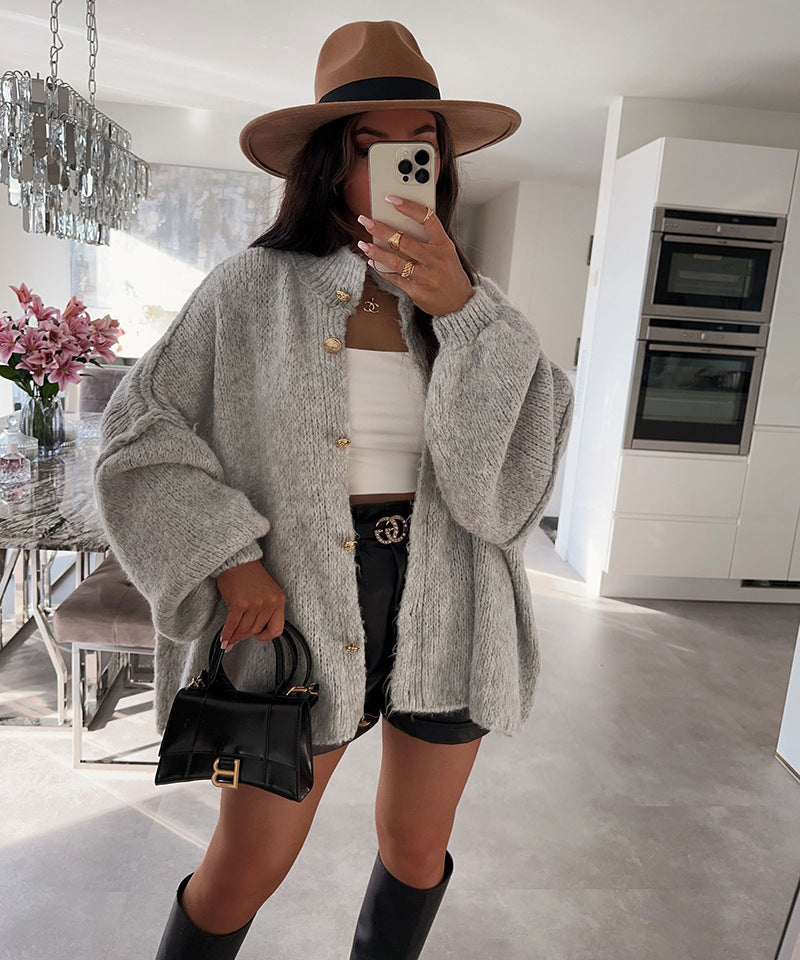EB | Bequeme Oversize Strickjacke für Frauen