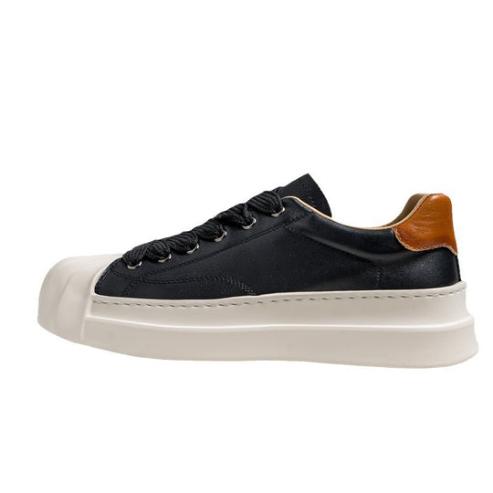 Damen Schnür-Sneaker mit luxuriösem Leder und markantem Design EB
