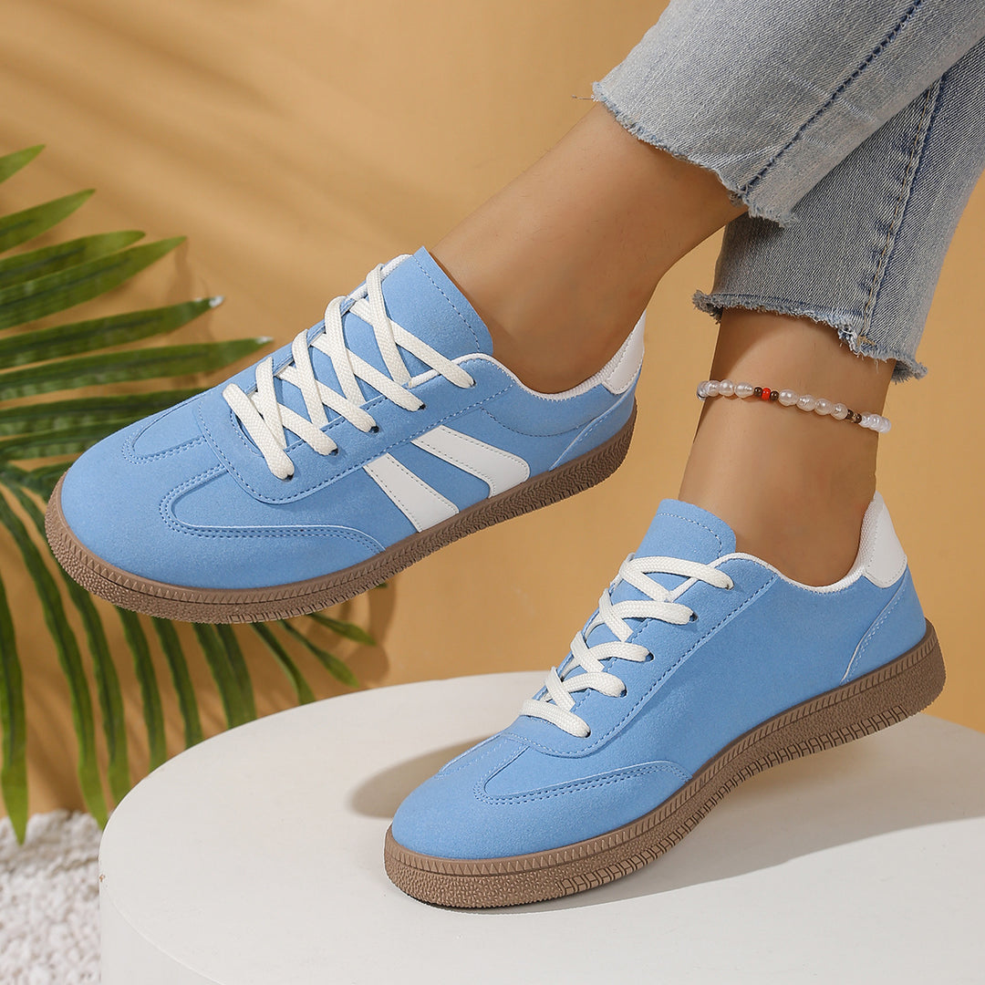 Damen Sportliche Freizeitschuhe mit atmungsaktiver Oberflächenstruktur und rutschfester Sohle EB