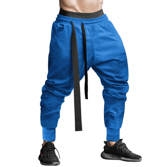 Herren Modische Freizeithose mit elastischem Bund und stylischem Kordelzug EB