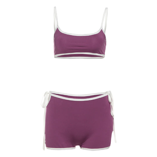 Damen Sportliches Bikini-Set mit verstellbaren Trägern und hochwertigen Materialien EB