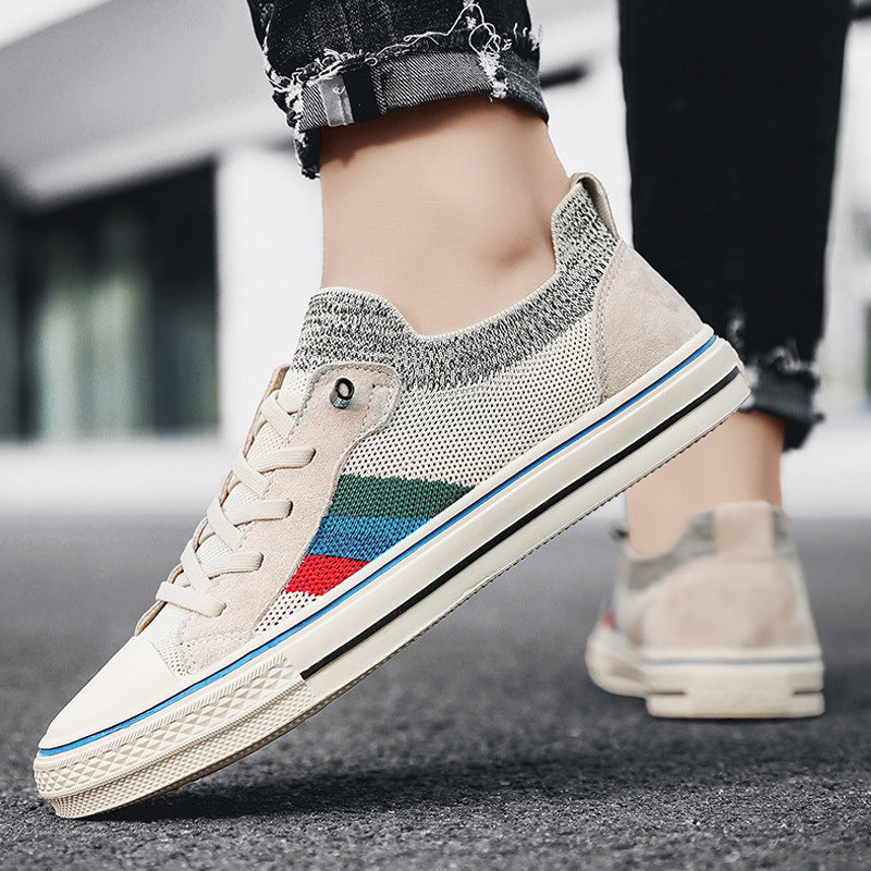 Damen Sneakers mit strapazierfähigem Obermaterial und rutschfester Gummisohle EB
