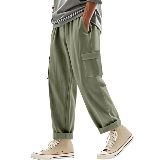 Herren Cargo-Hosen mit praktischen Seitentaschen und lässiger Passform EB
