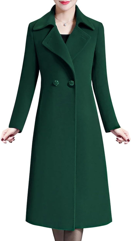 Damen Eleganter langer Mantel EB