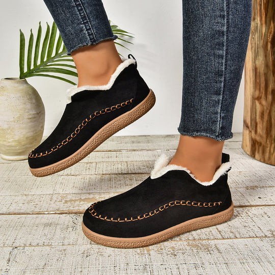 Damen Clog-Schuhe mit kuscheligem Innenfutter  EB