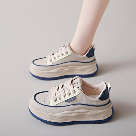 Damen trendige Chunky Sneakers mit gepolsterter Sohle und sportlichem Design EB
