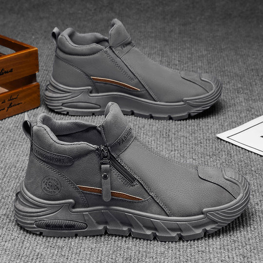Damen modulare Stiefel mit seitlichem Reißverschluss EB