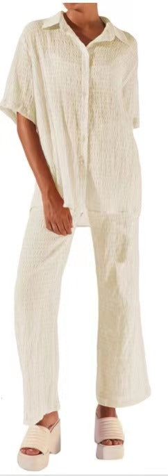 Damen luftiges und elegantes Zweiteiler-Set EB