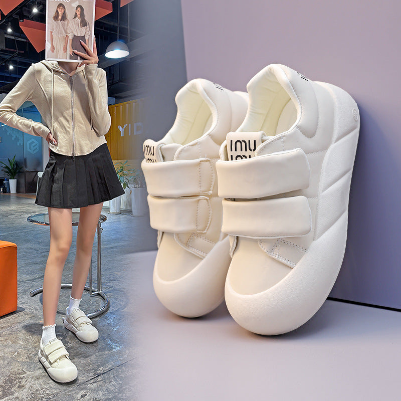 Damen Sneakers mit praktischen Klettverschlüssen und komfortabler Laufsohle EB