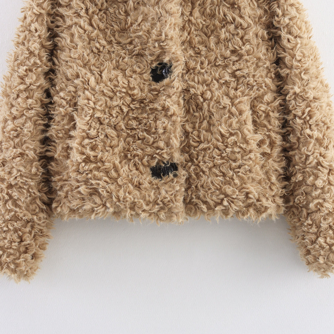 Damen Teddyfelljacke EB