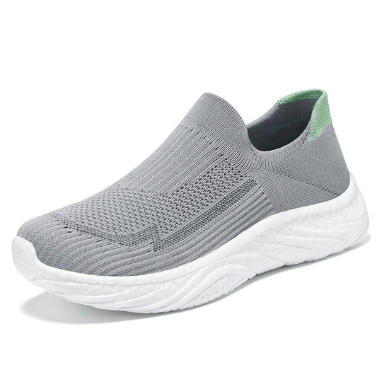 Damen nan nahtloser Strick-Sockensneaker mit extragel dämpfender Wave-EVA-Sohle EB
