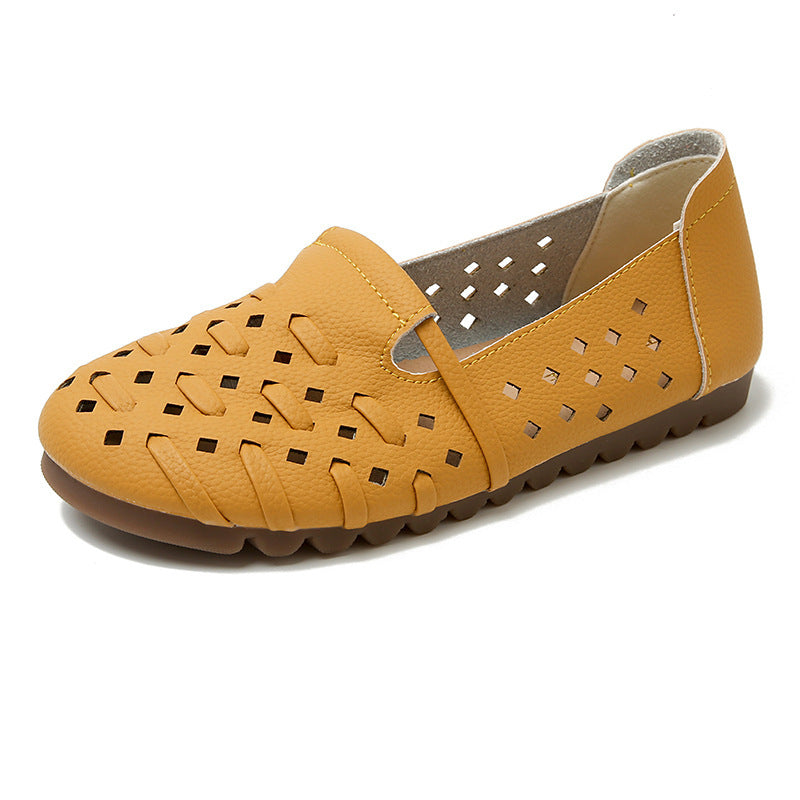 Damen Komfortable und atmungsaktive Slipper mit modischem Cut-Out-Design EB