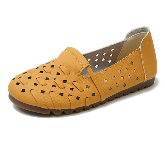 Damen Komfortable und atmungsaktive Slipper mit modischem Cut-Out-Design EB