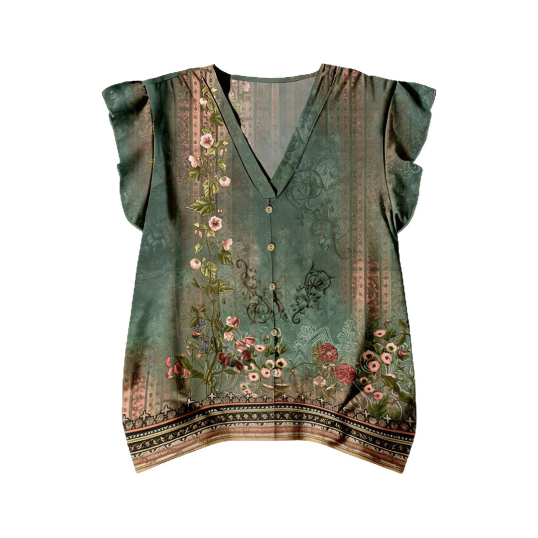 Damen Bluse mit floralem Muster EB