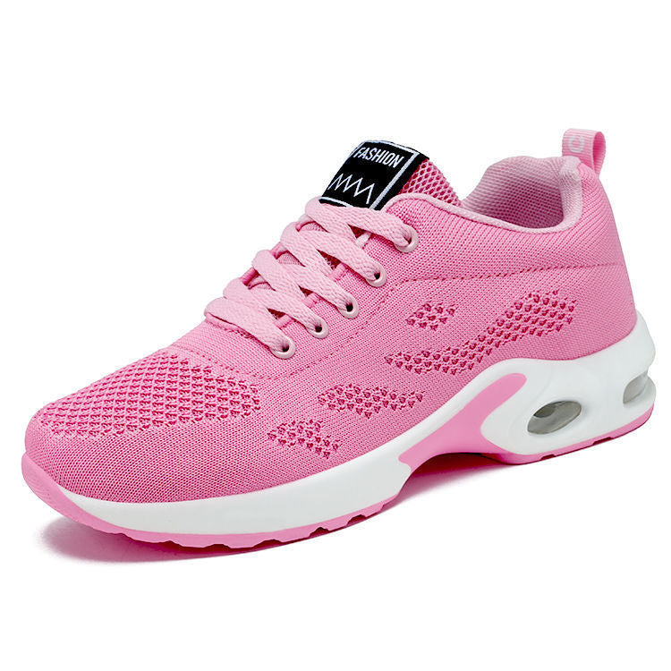 Damen Sportliche Sneaker mit atmungsaktiver Mesh-Oberfläche und dämpfender Sohle EB