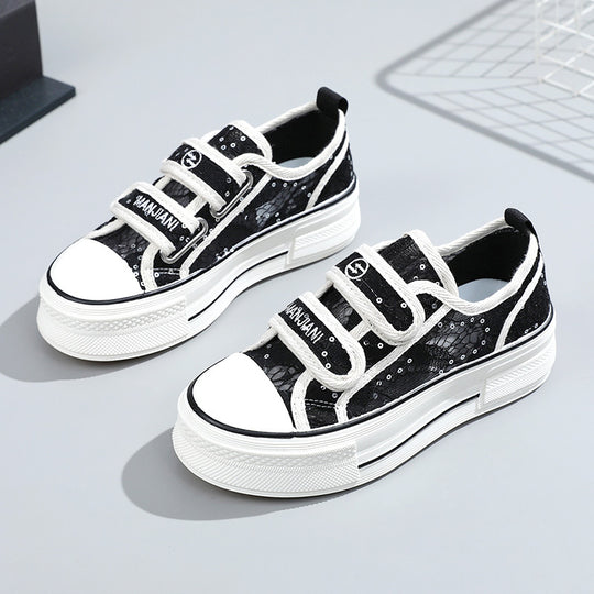 Damen Sneakers mit Klettverschluss und modischem Design EB